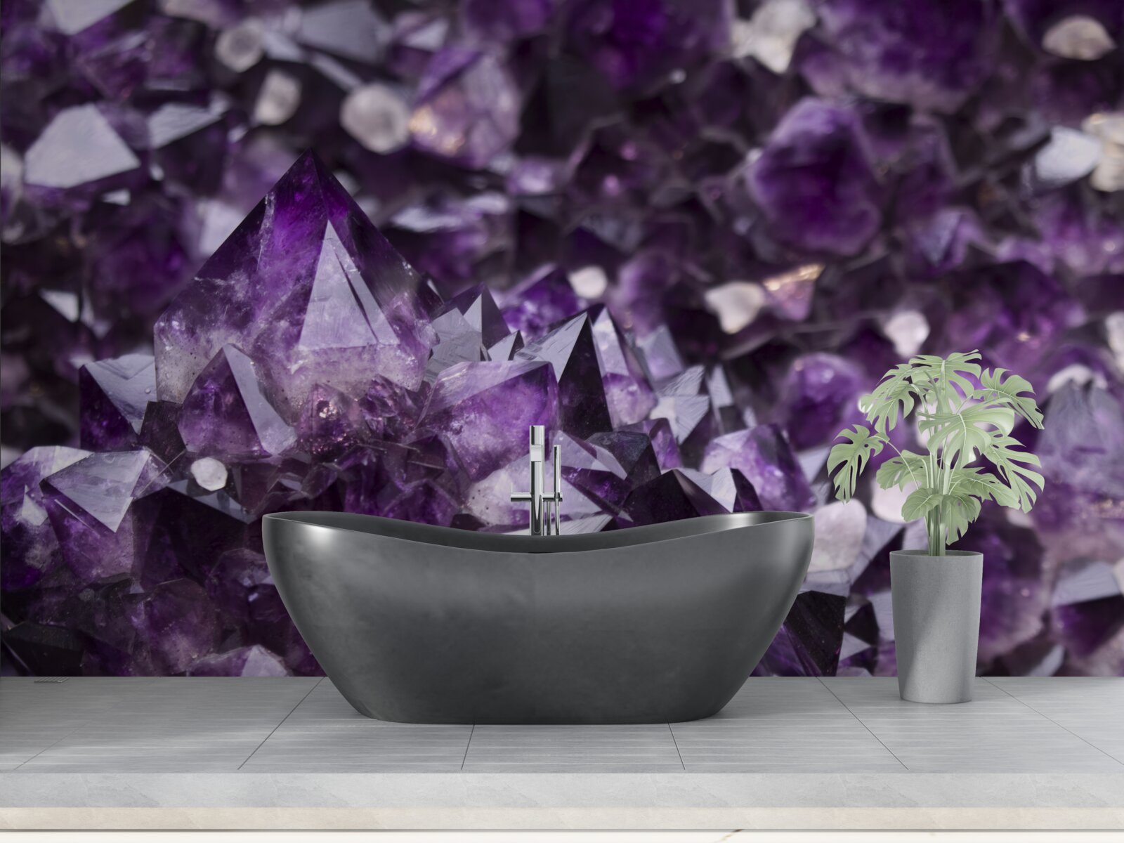 Fototapet cristale violet