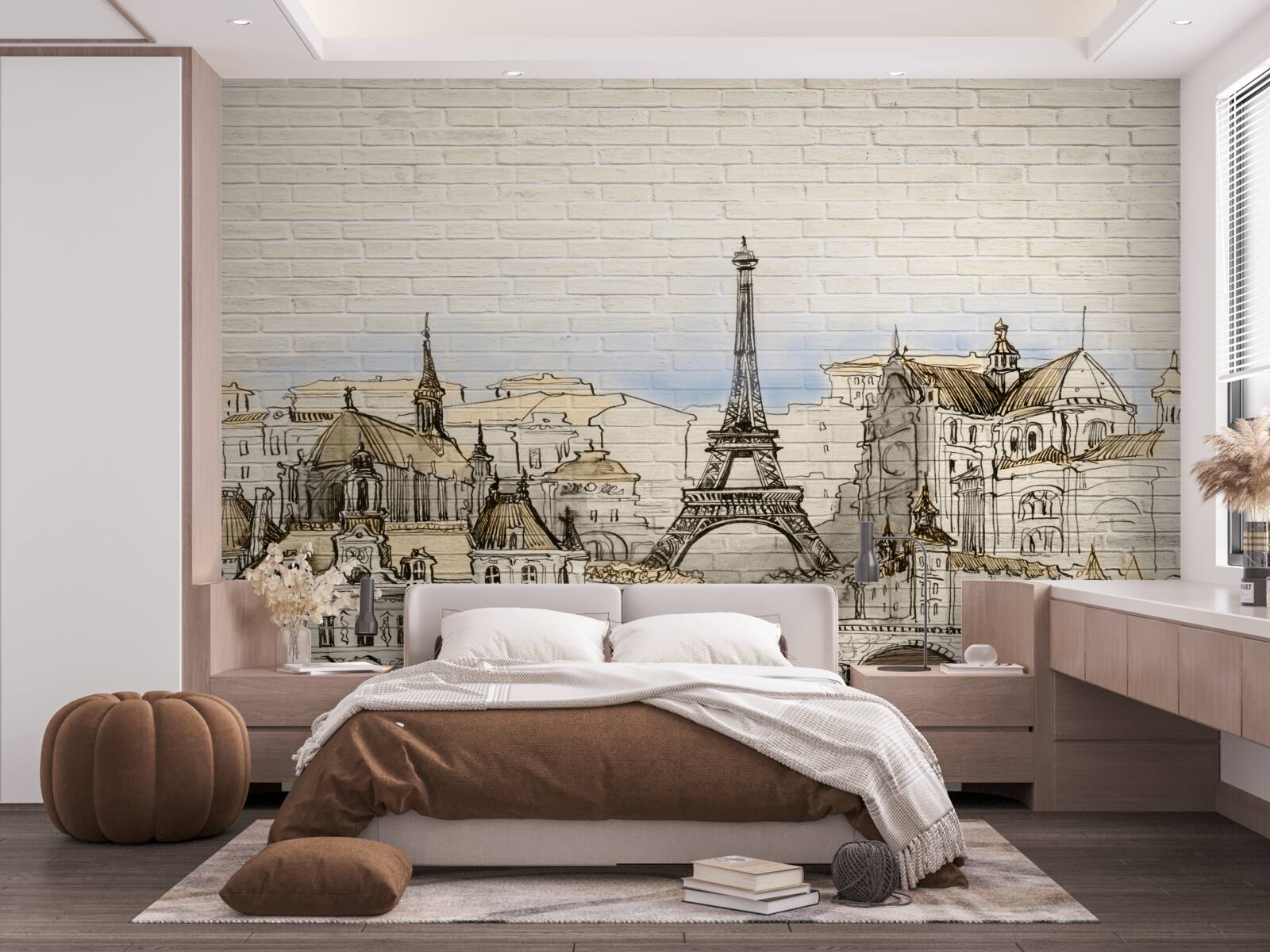 Fototapet principalele atracții turistice din paris