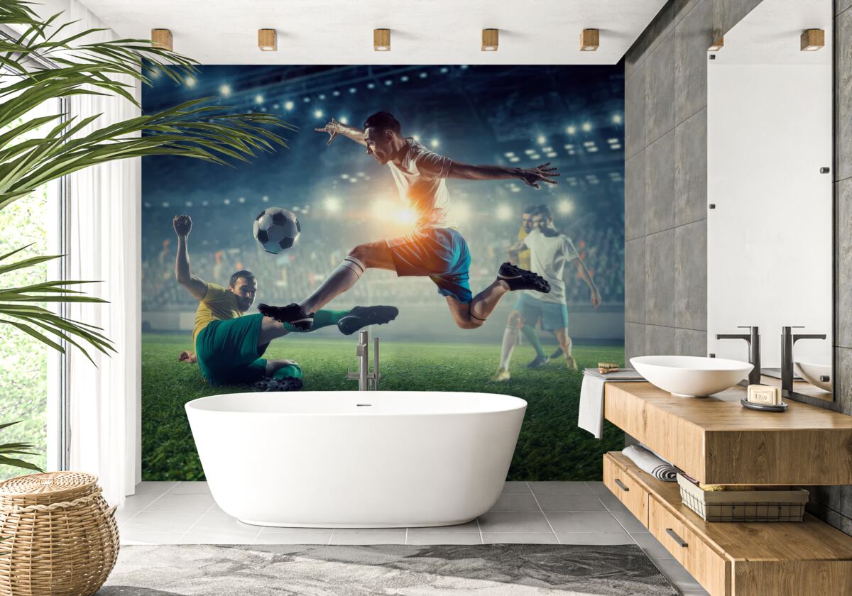 Fototapet meci de fotbal