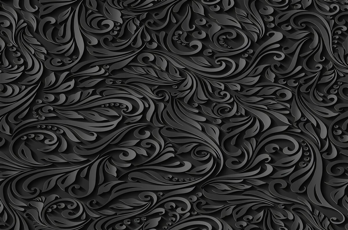 Fototapet bucle negre de diferite forme