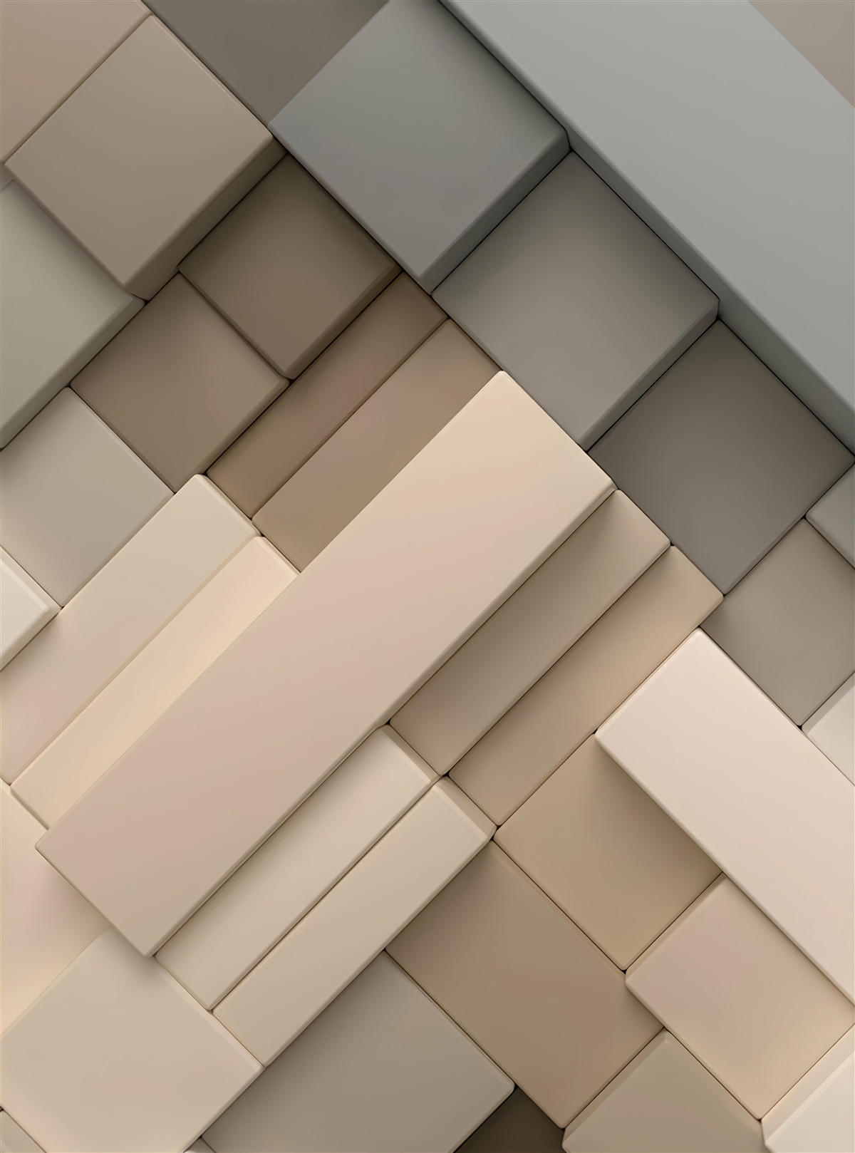 Fototapet forme geometrice ușoare cu volum