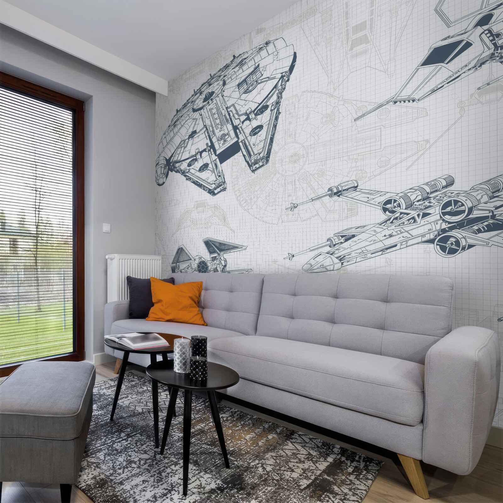 Fototapet diagrame ale diferitelor aeronave