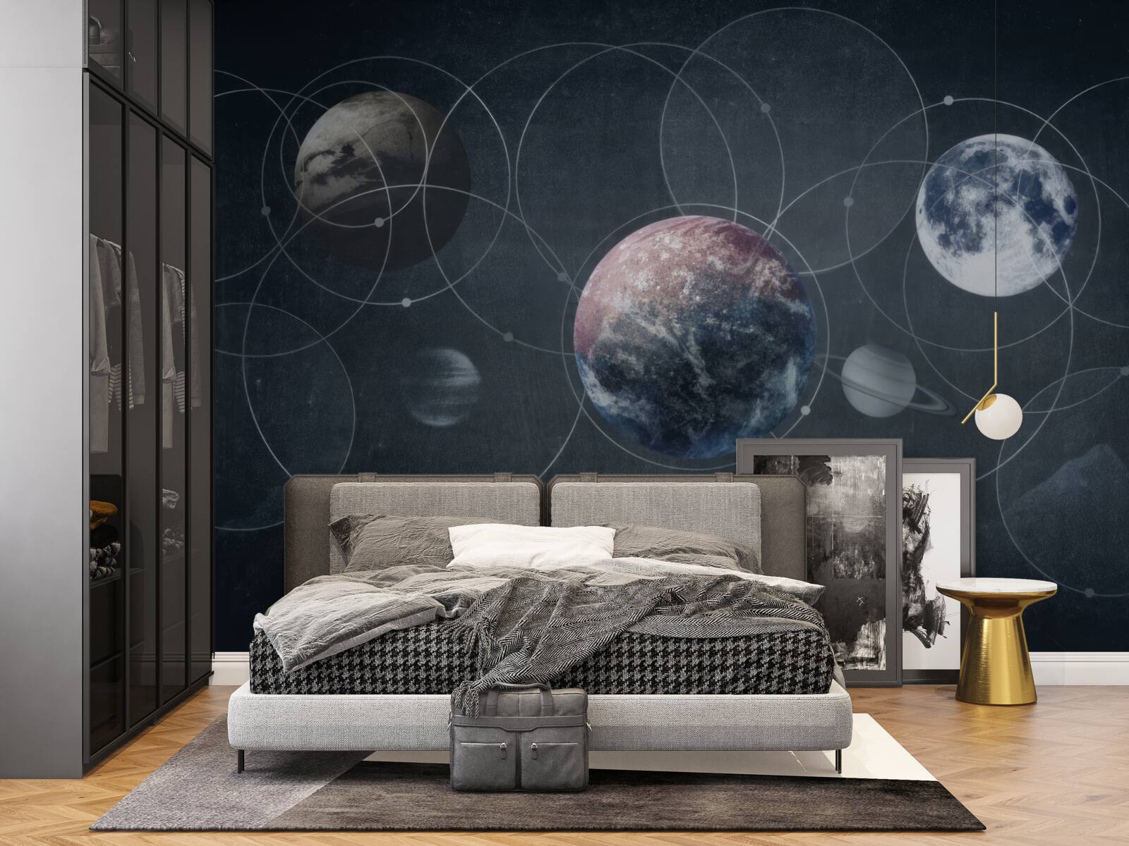 Fototapet planetele din sistemul solar