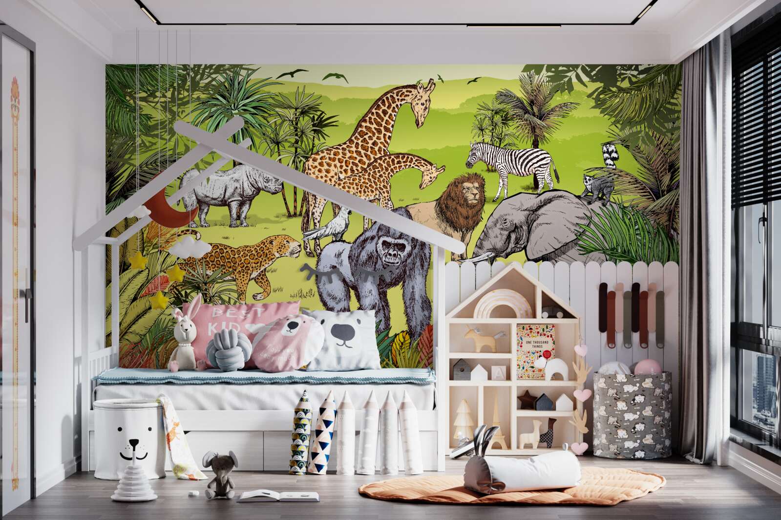 Fototapet cele mai puternice creaturi ale junglei