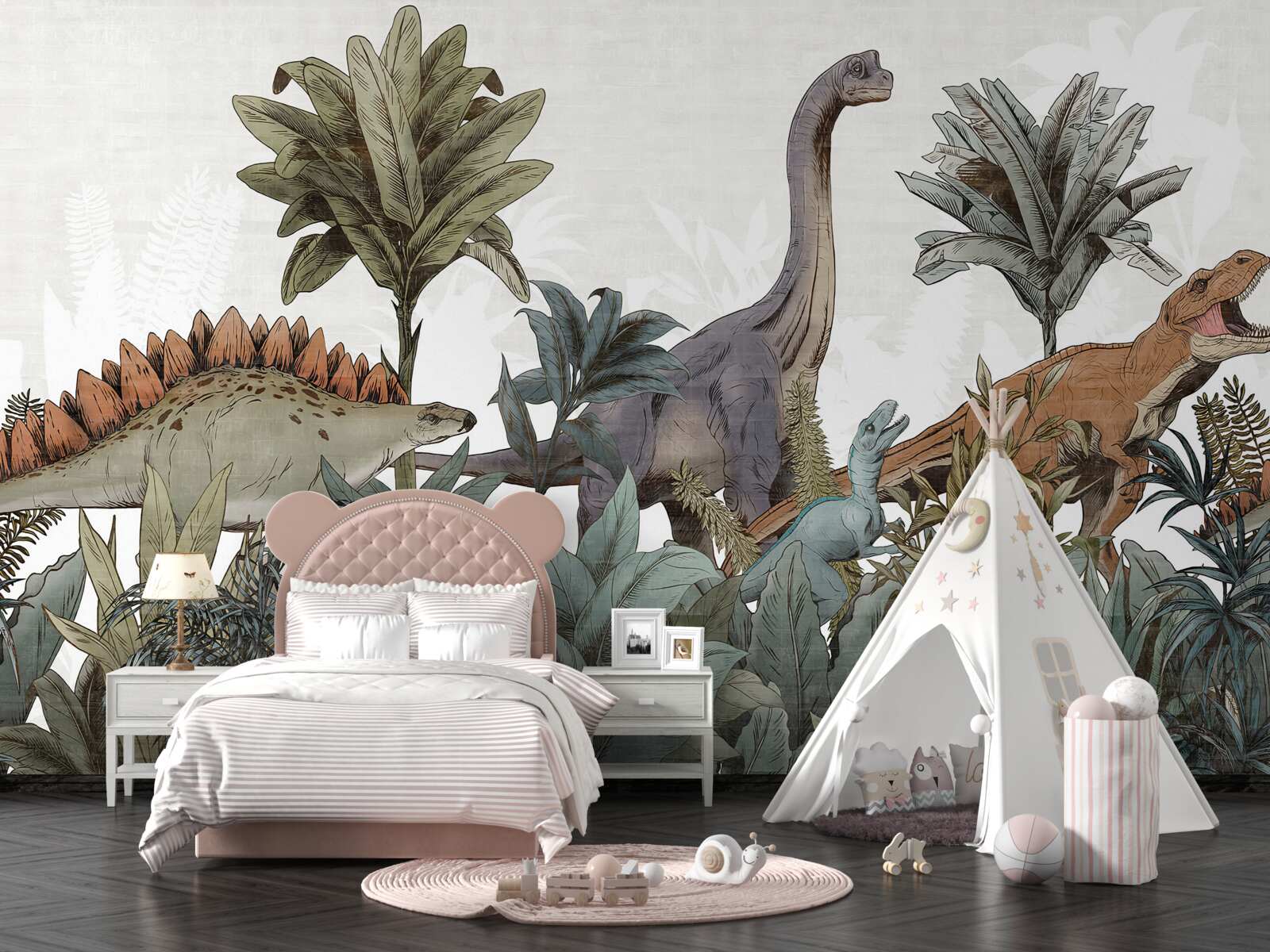 Fototapet dinozauri gigantici antice