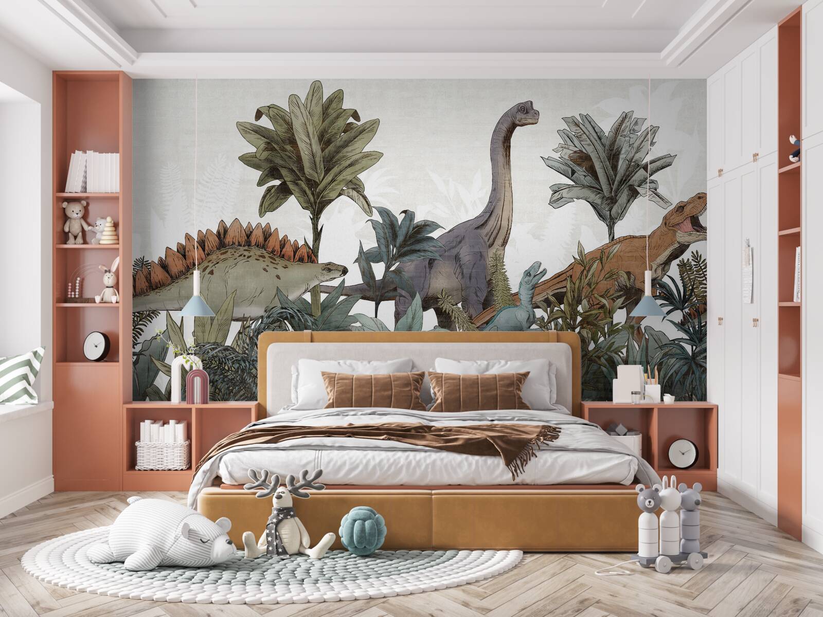 Fototapet dinozauri gigantici antice