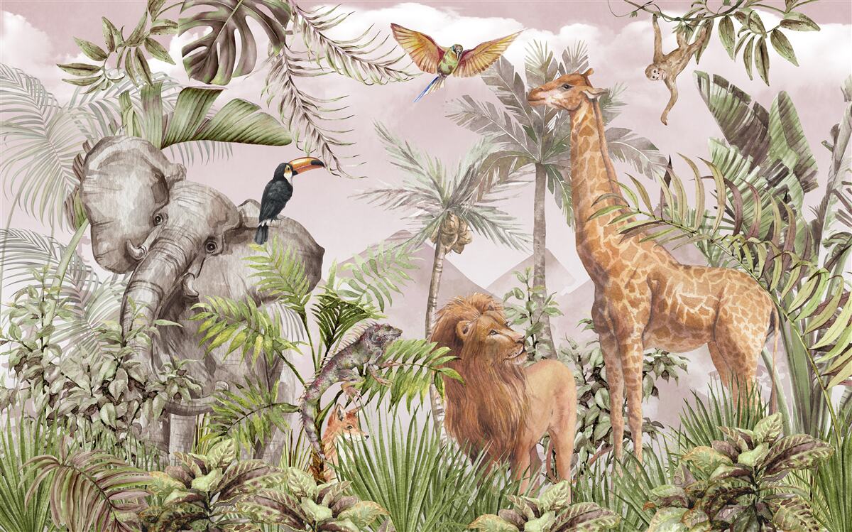 Fototapet locuitorii din regiunile tropicale