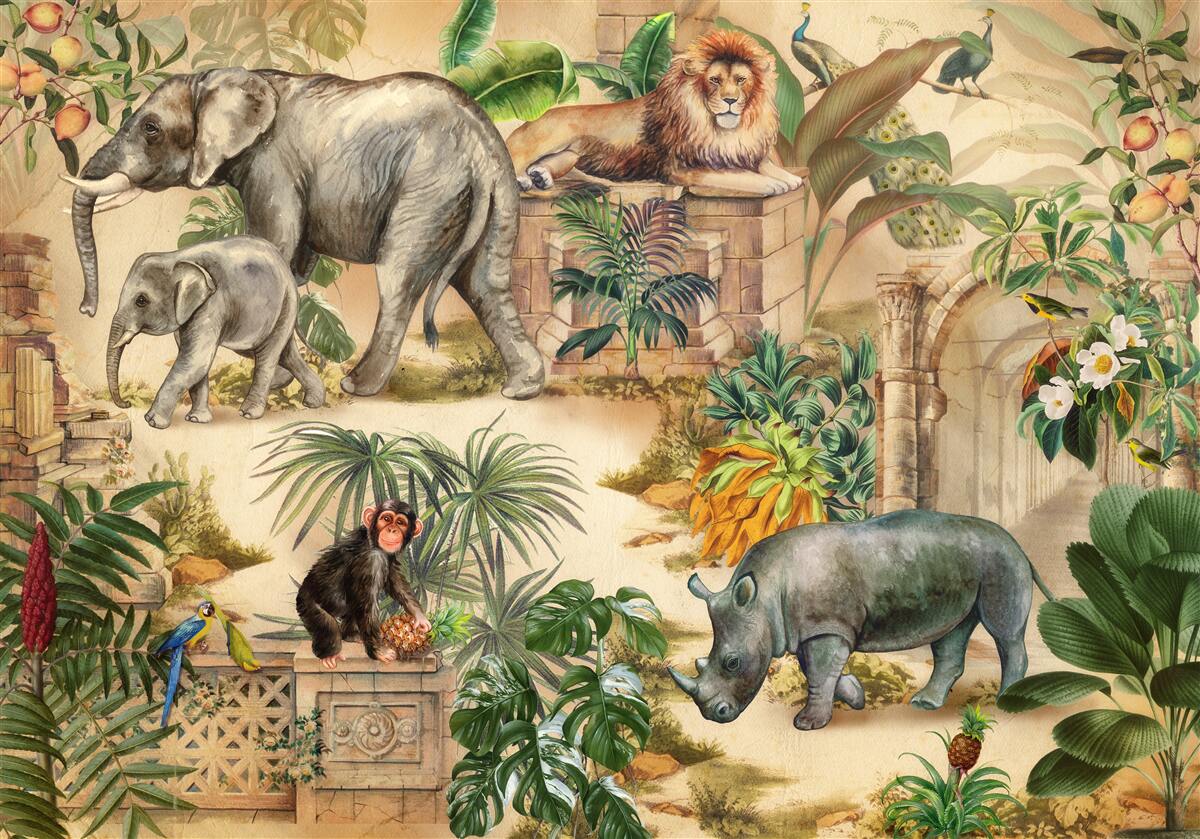 Fototapet principalii locuitori ai tropicelor