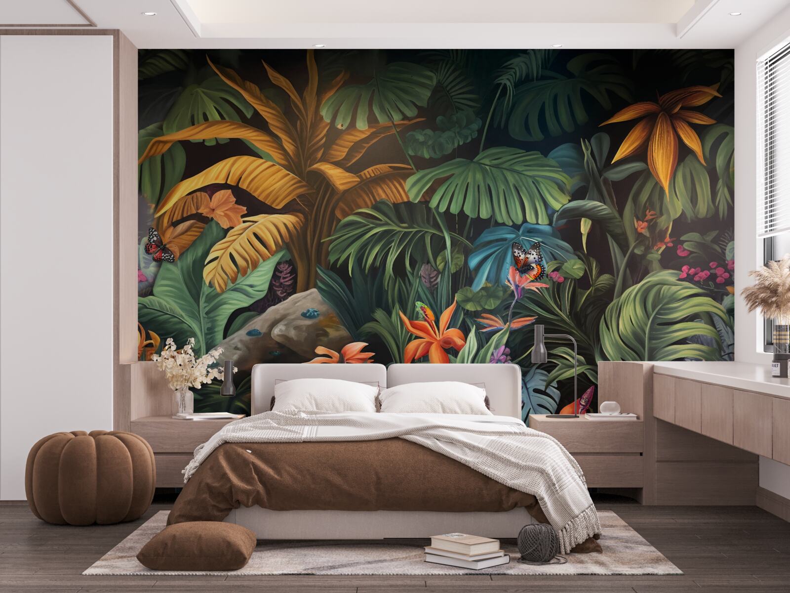 Fototapet verdele dens al pădurilor tropicale