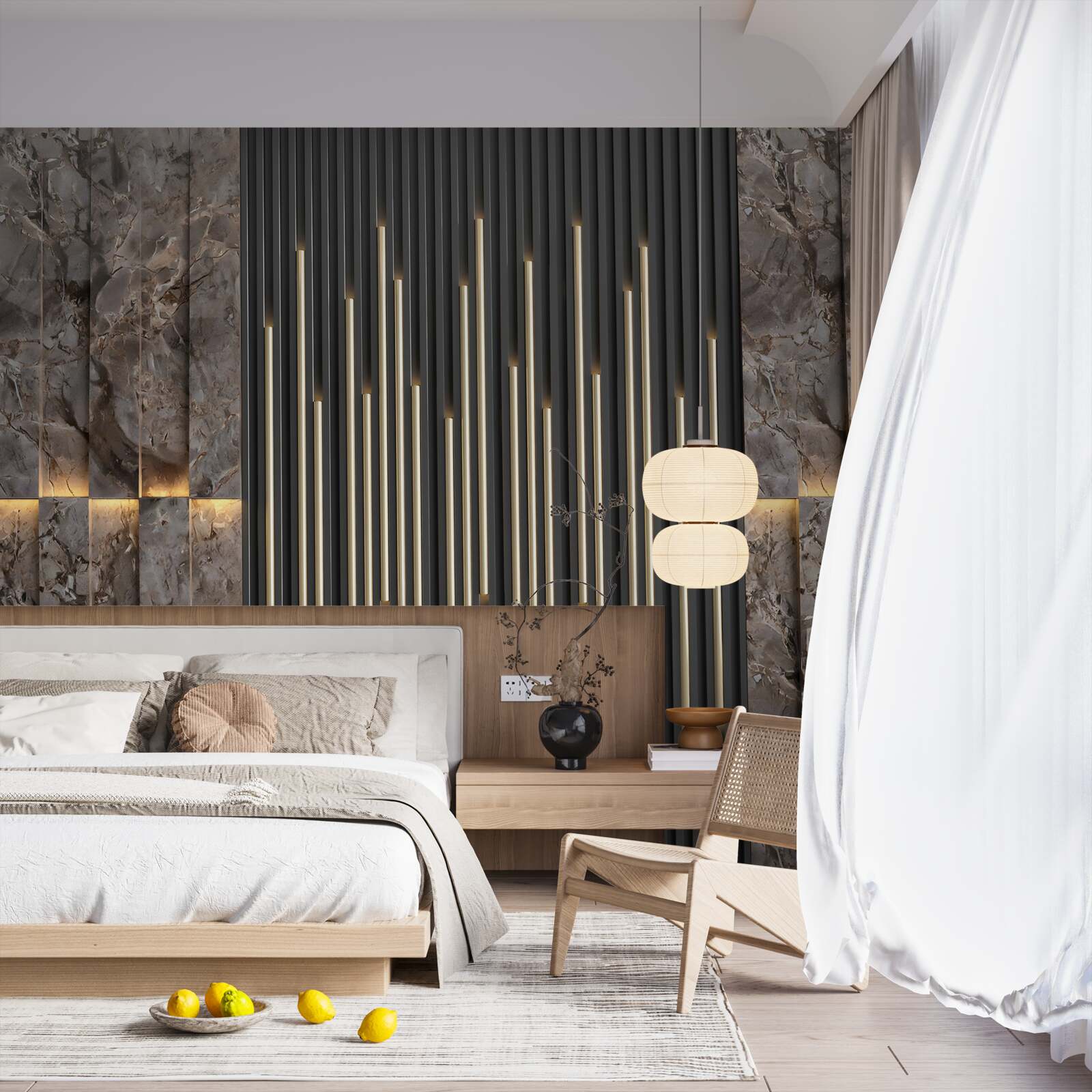 Fototapet transmisie decorativă cu sunet surround