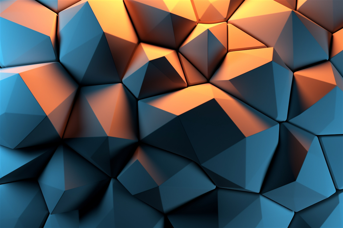 Fototapet Forme geometrice 3d