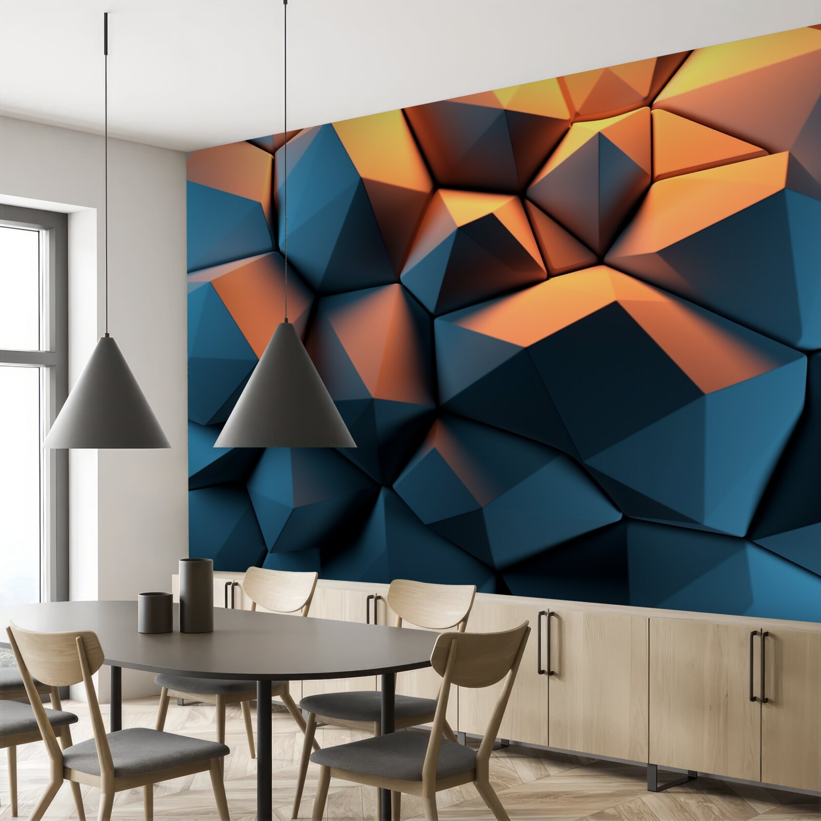 Fototapet Forme geometrice 3d