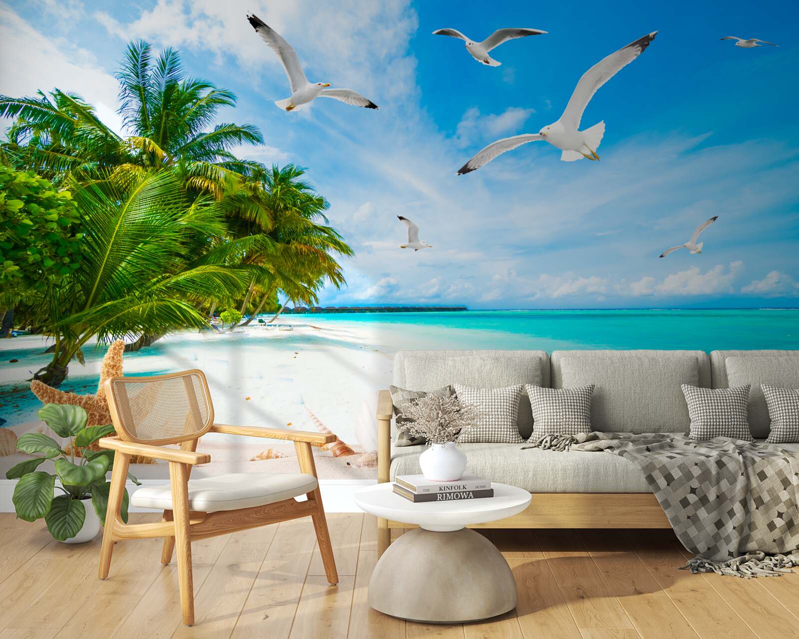 Fototapet țărm tropical calm