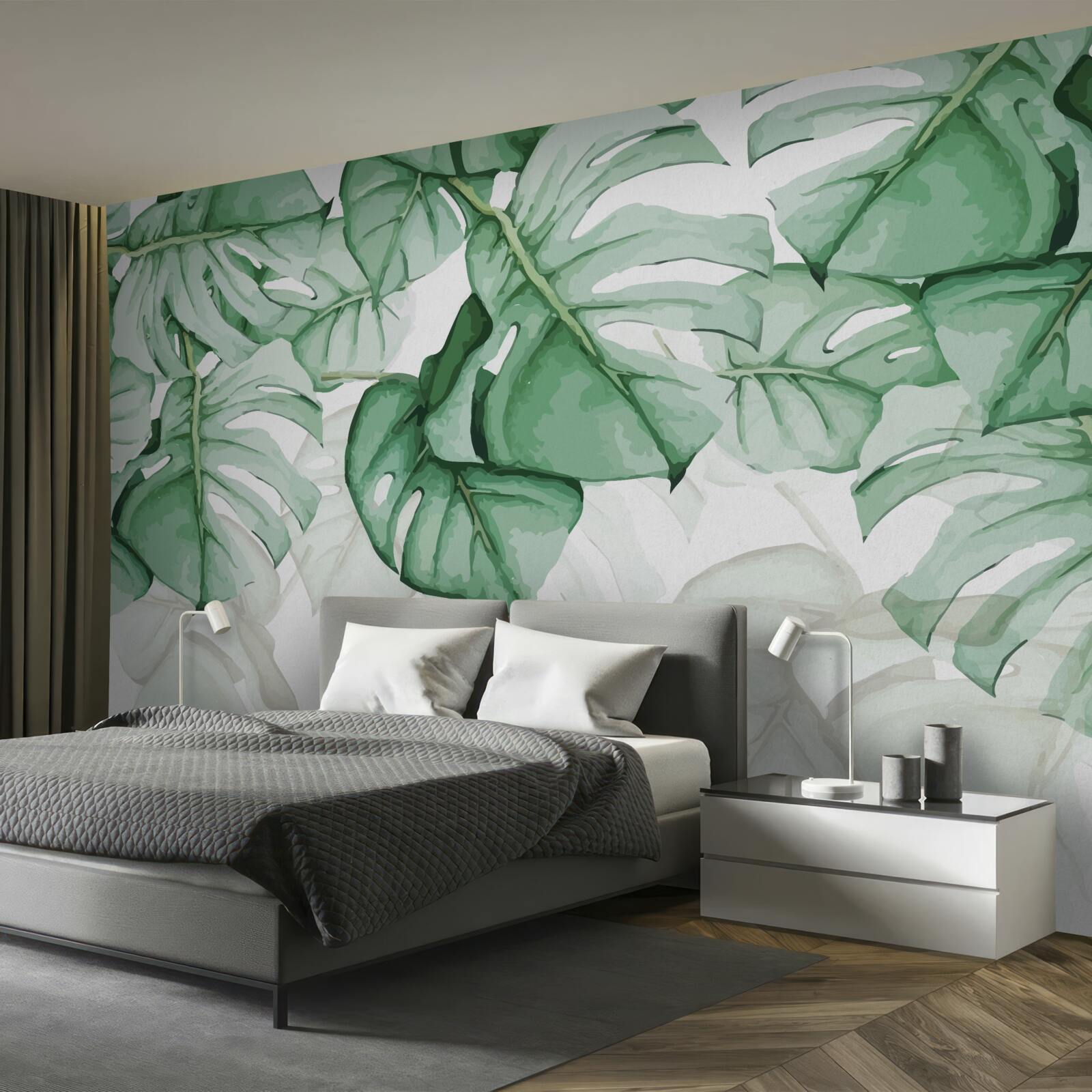Fototapet frunze mari de monstera