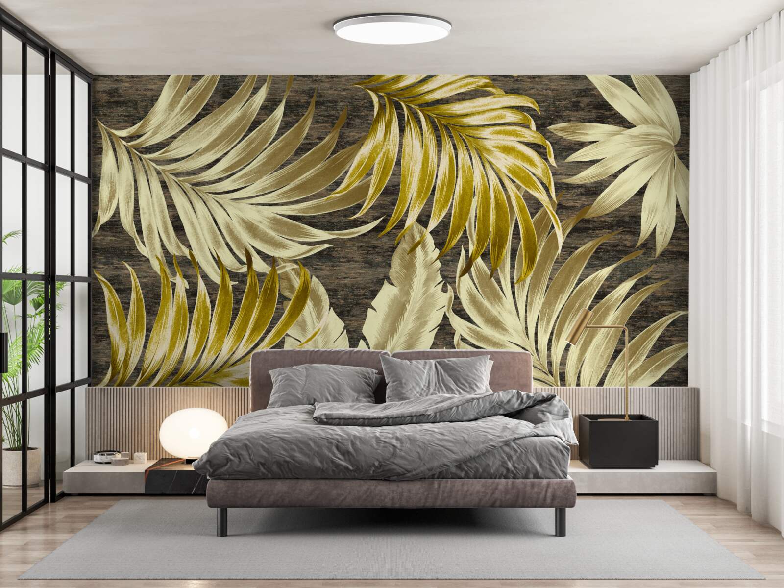 Fototapet frunze de copaci tropicali