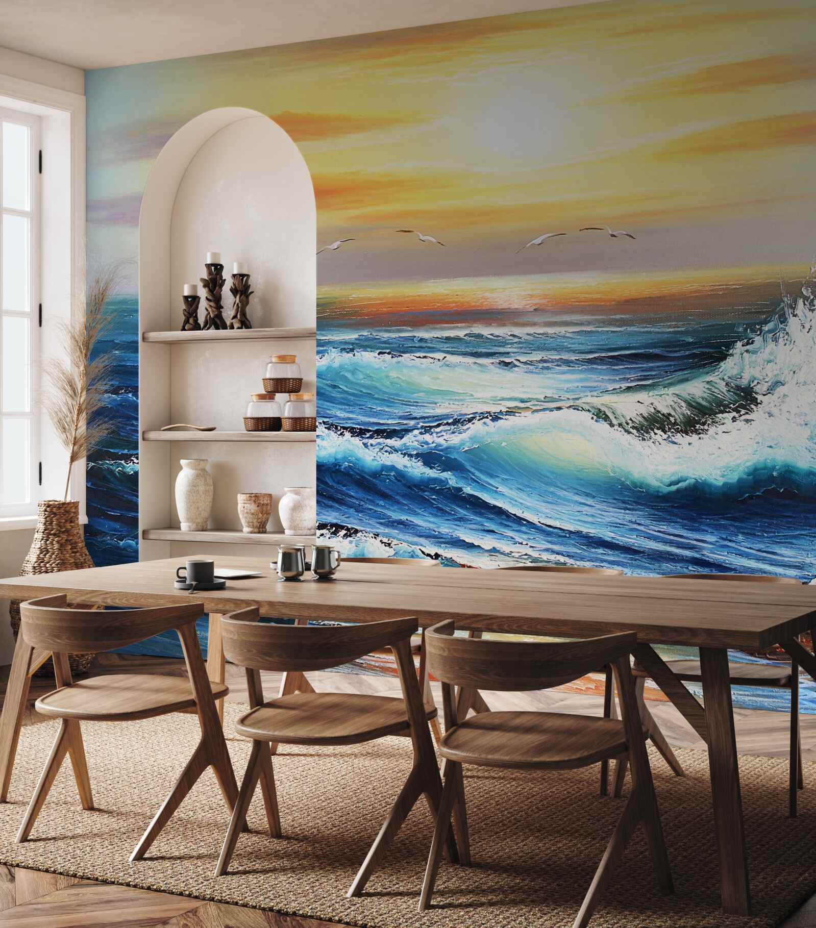 Fototapet valuri oceanice furioase
