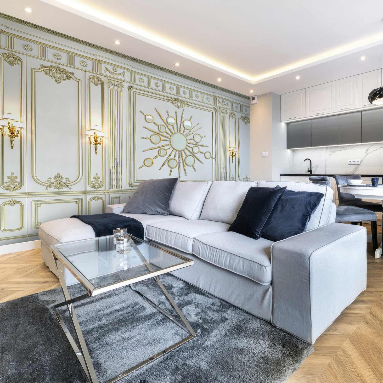 Fototapet interior clasic