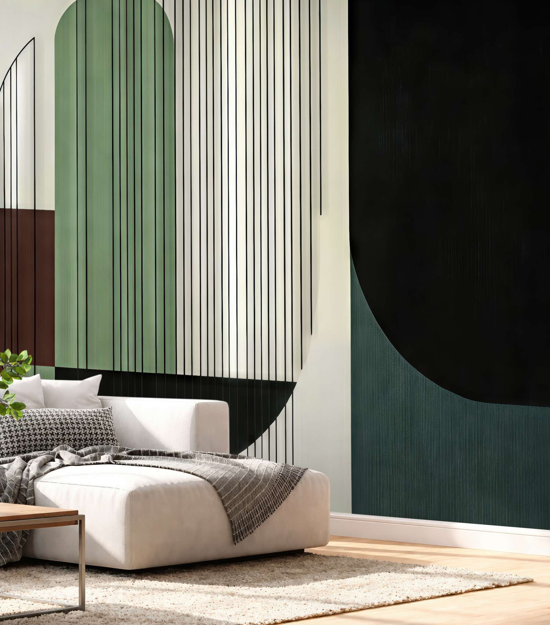 Fototapeta geometryczna elegancja w nowoczesnych barwach