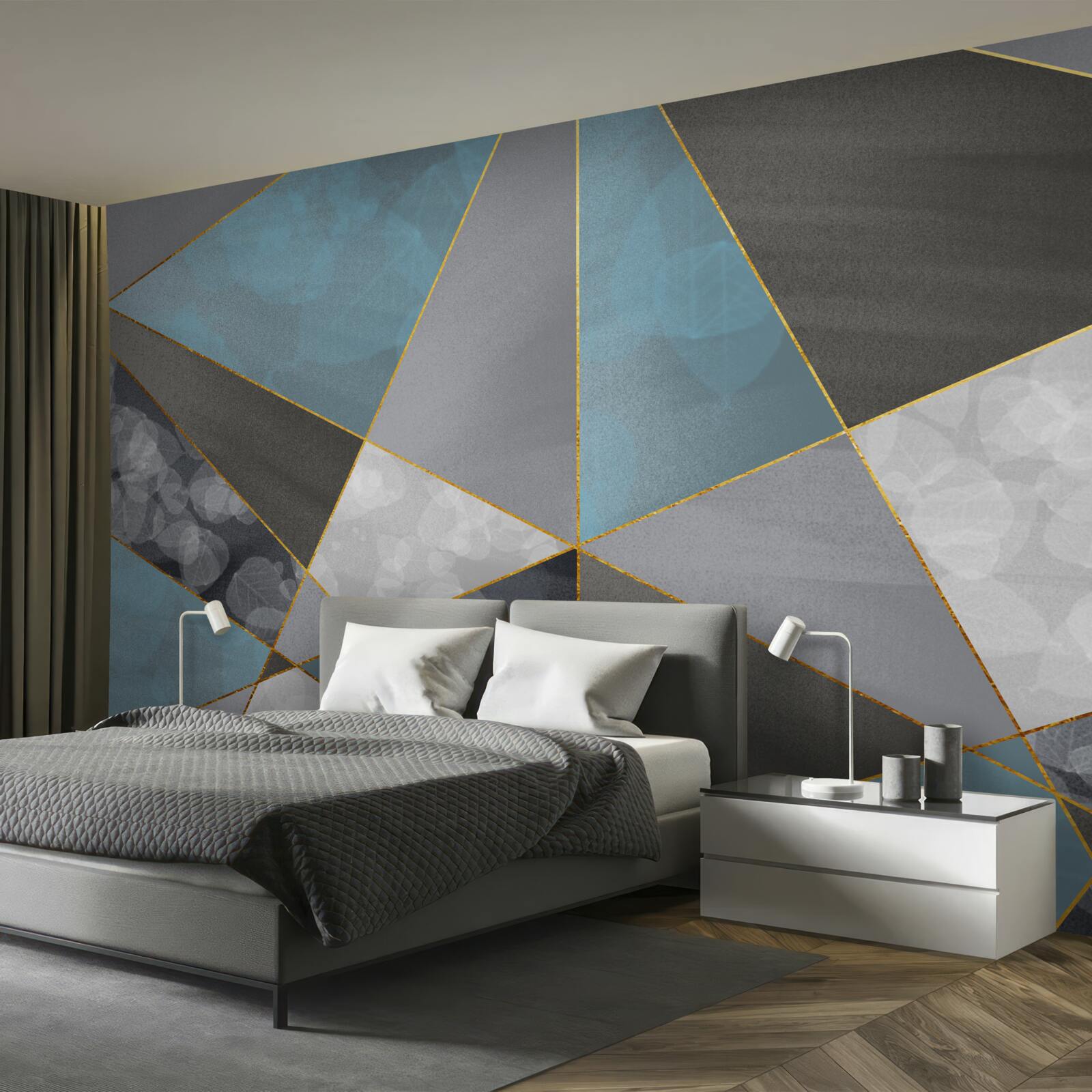 Fototapet fundal unic cu motive geometrice