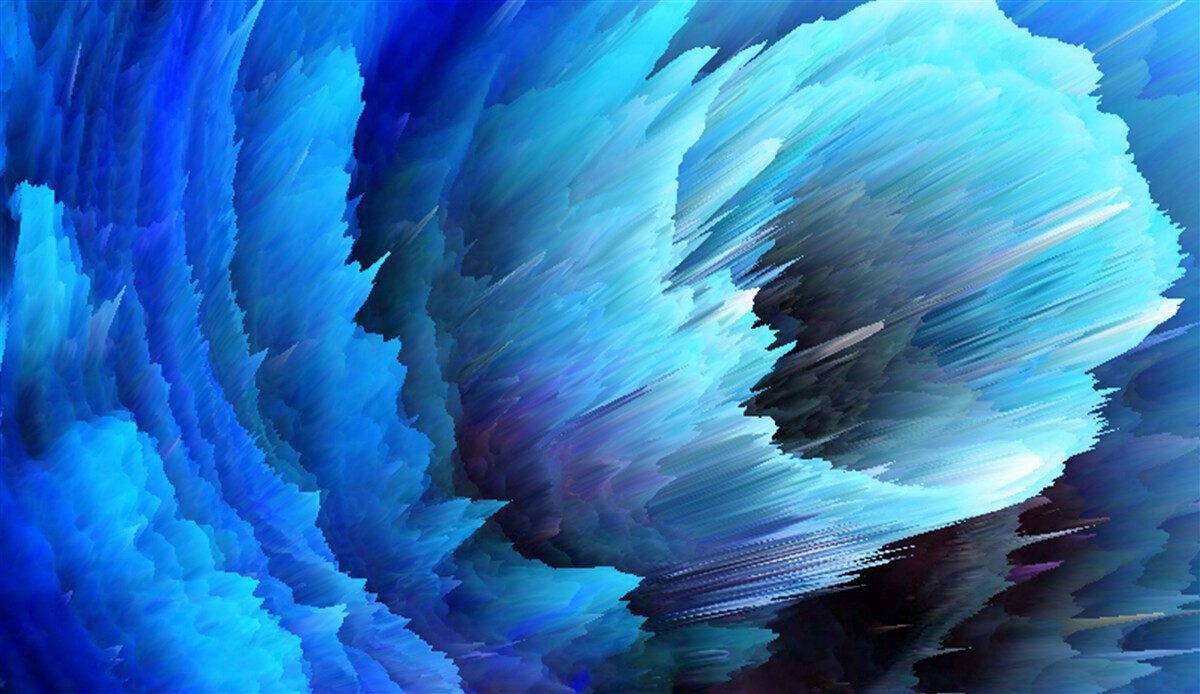 Fototapet abstracție înghețată de trandafiri